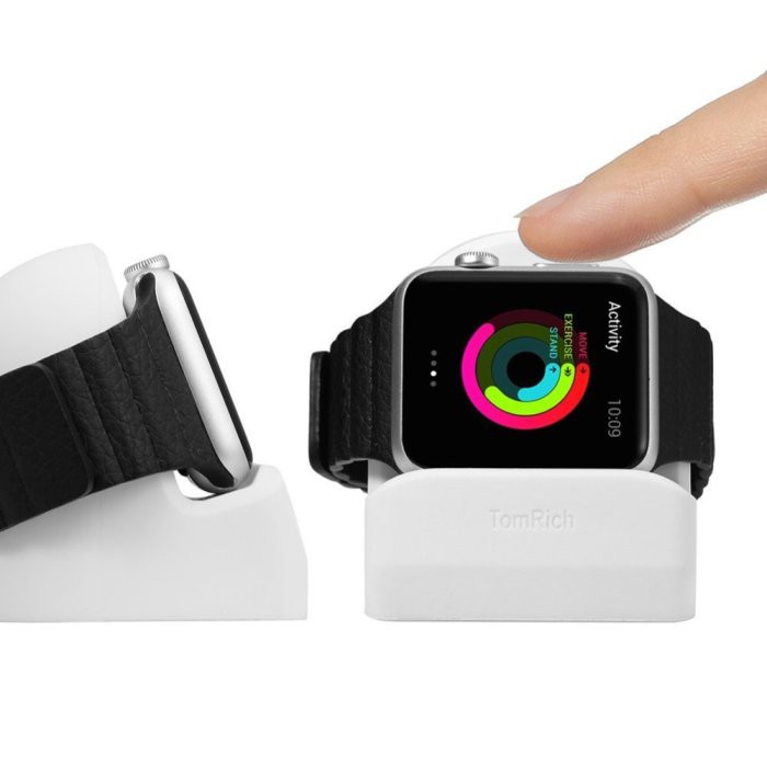 Apple Watch專用展示座-白色 (不含充電線.手機.手錶), , large