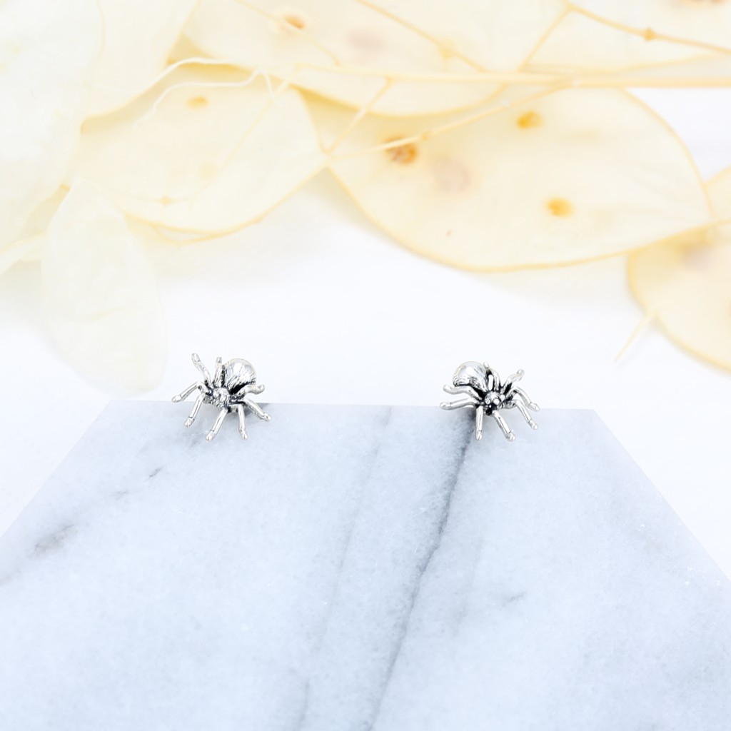 【Angel & Me】可愛 蜘蛛 Spider s925 純銀 耳環 耳夾 聖誕節 情人節 禮物, , large