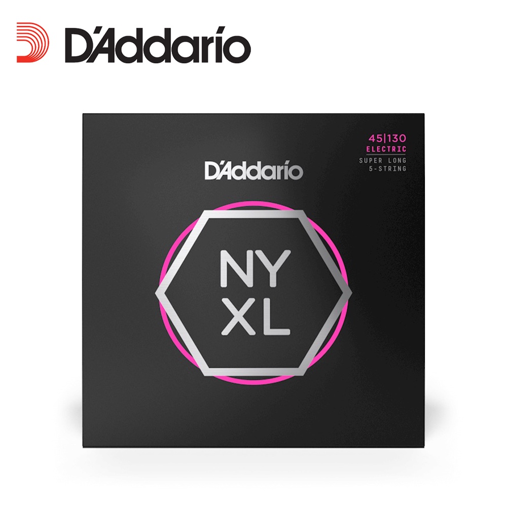 Daddario NYXL 電貝斯包覆弦 加長五弦 45-130SL【敦煌樂器】, , large