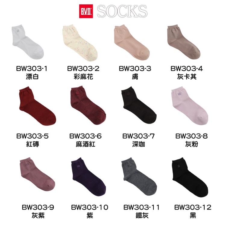 【BVD】 1/2細針少女襪<黑>BW303 薄款 短襪 襪子, , large