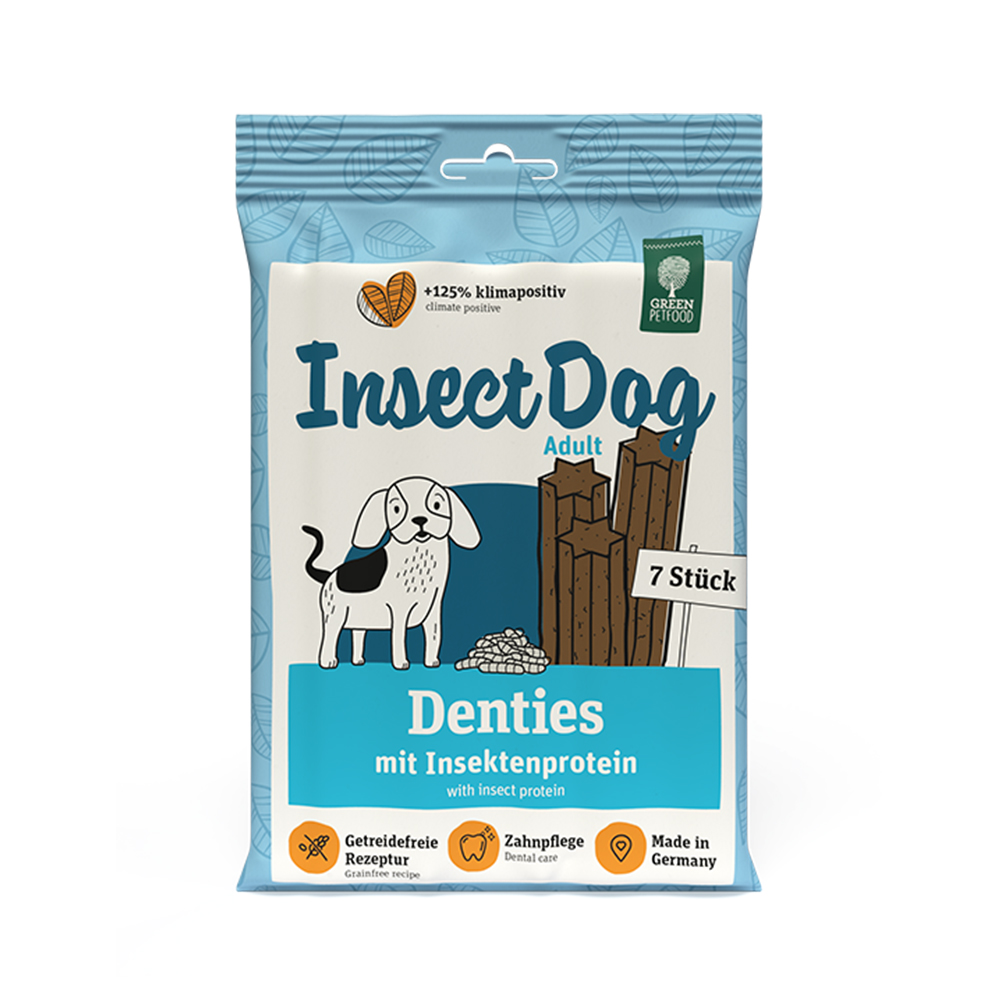 【倆寶貝精品館】Green Petfood德國綠自然 低敏昆蟲蛋白六星機能潔牙棒180gｘ2入, , large