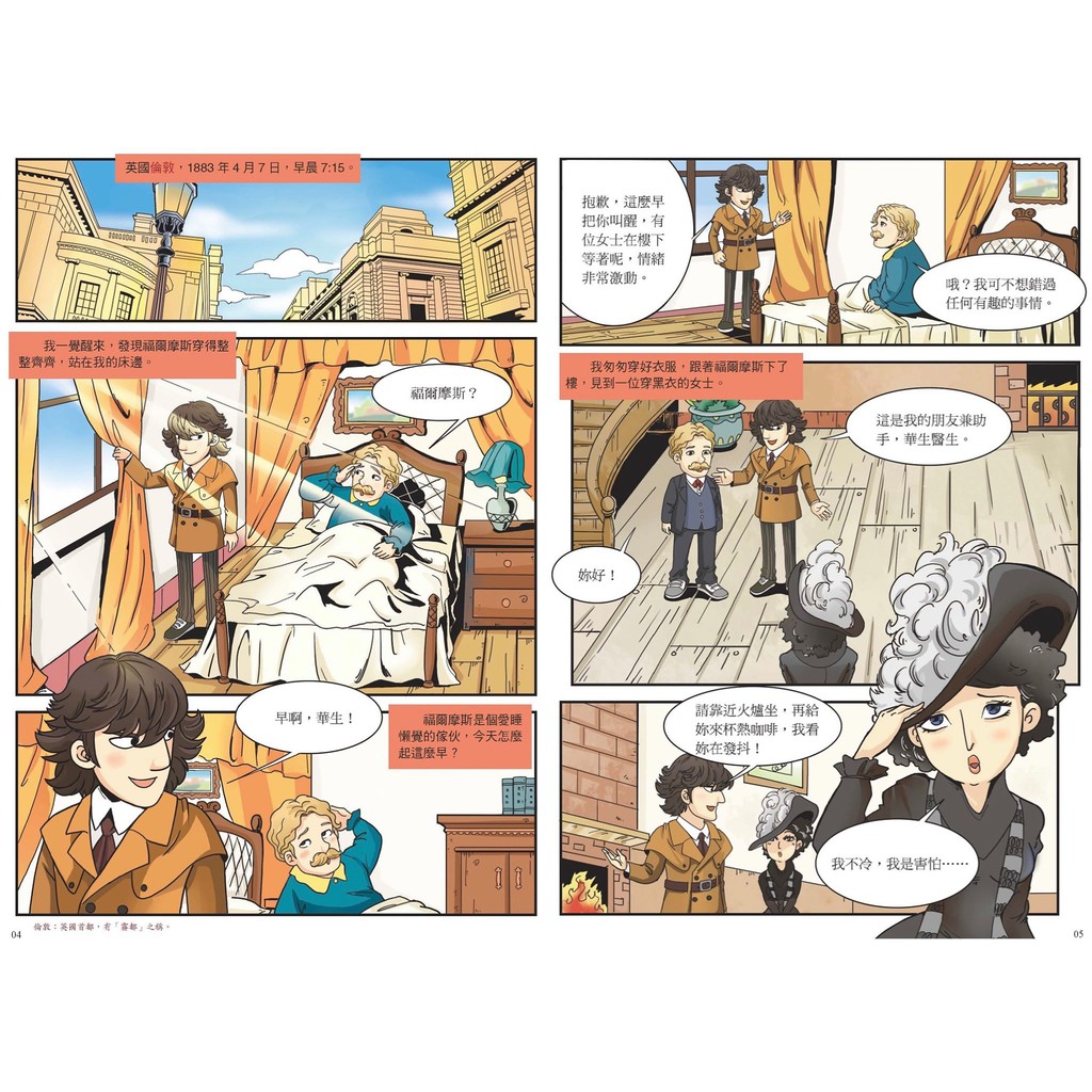 漫畫版大偵探福爾摩斯 共6本, , large