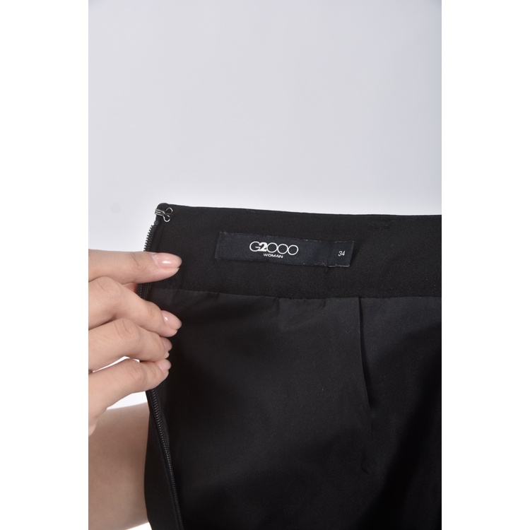 (L) g2000A字黑色短裙二手衣, , large