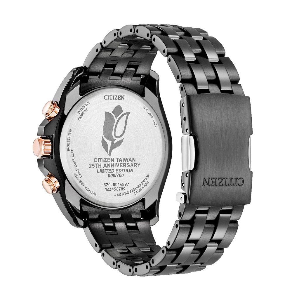 CITIZEN 星辰 限量 台灣25周年限定 光動能電波計時手錶 AT9124-88E, , large