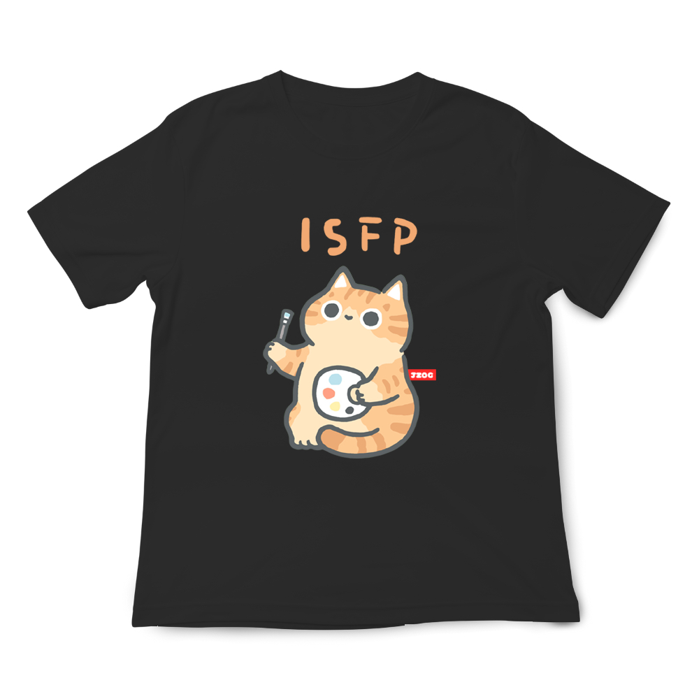 JZ TEE MBTI Cat ISFP-Explorer Graphic Tee