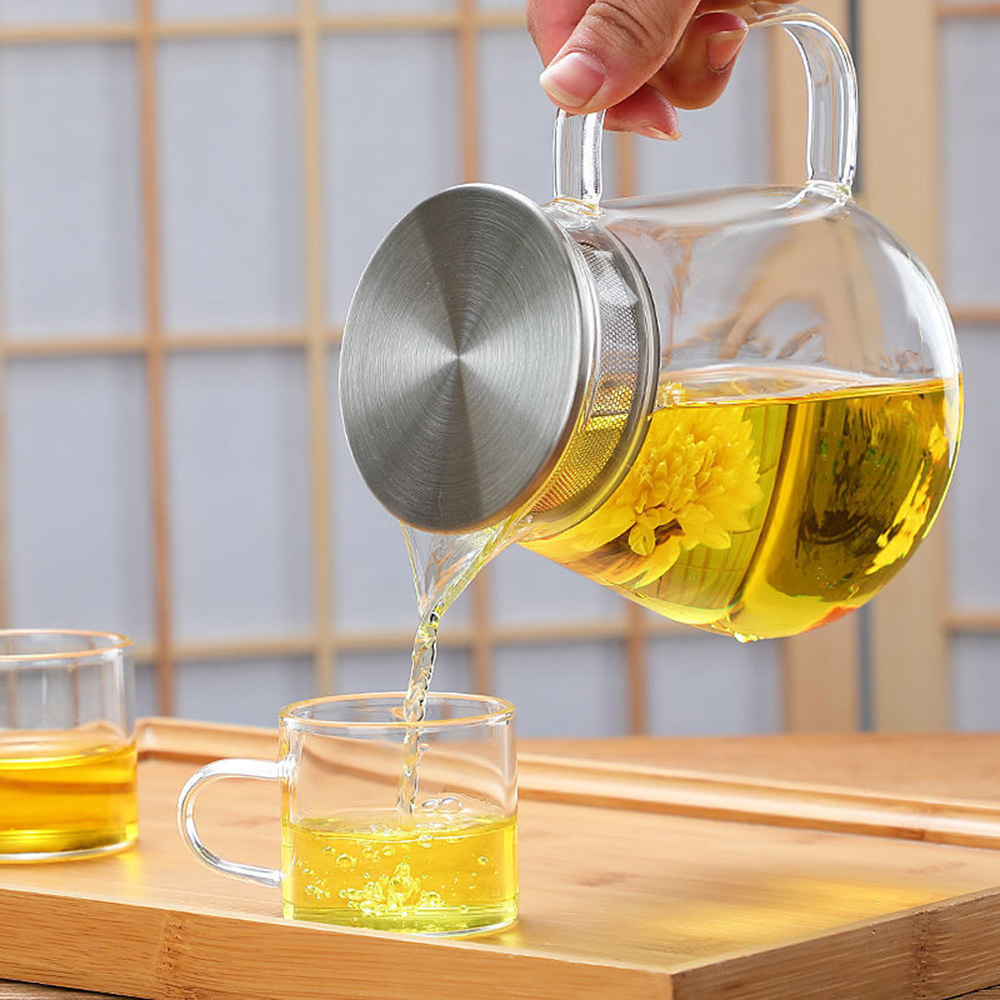 【GlassKing】GK-844 耐熱泡茶壺 耐熱直火壺 耐熱玻璃壺 泡茶壺 開水壺 養生壺 分享壺, , large