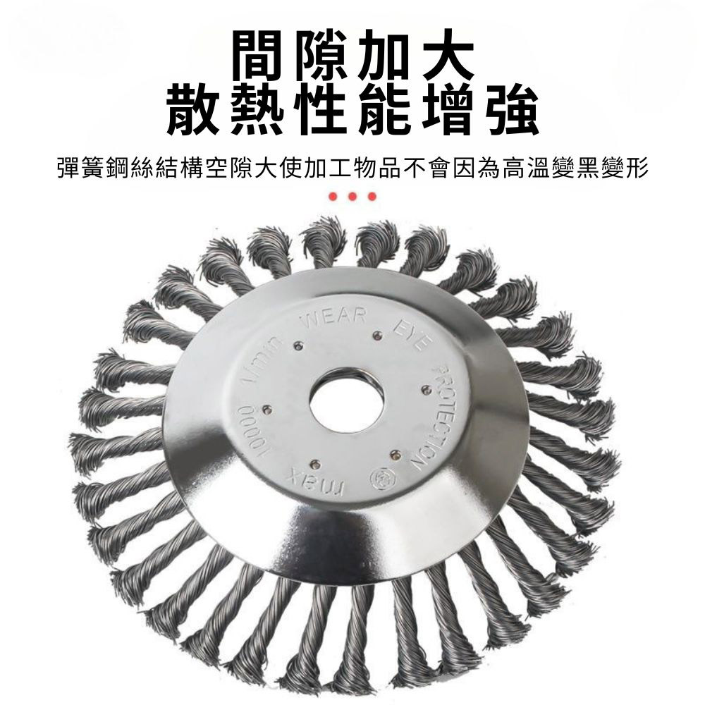 6吋割草機鋼絲打草頭升級款, , large