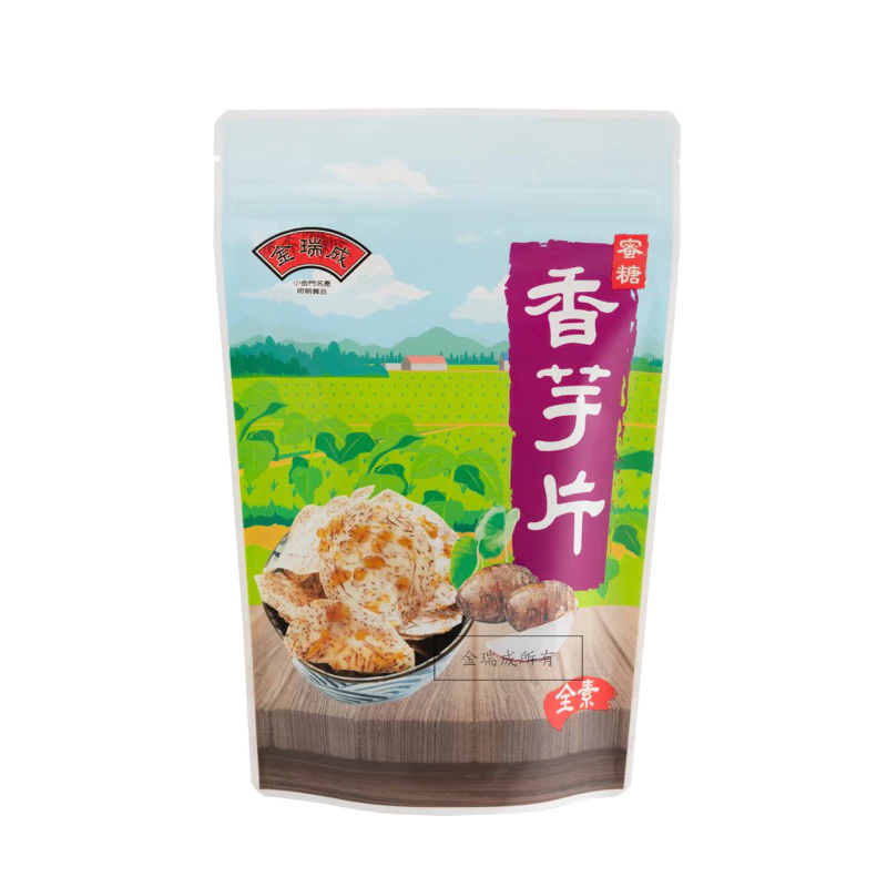 【金瑞成貢糖】芋頭片(蜜糖/全素/100g)