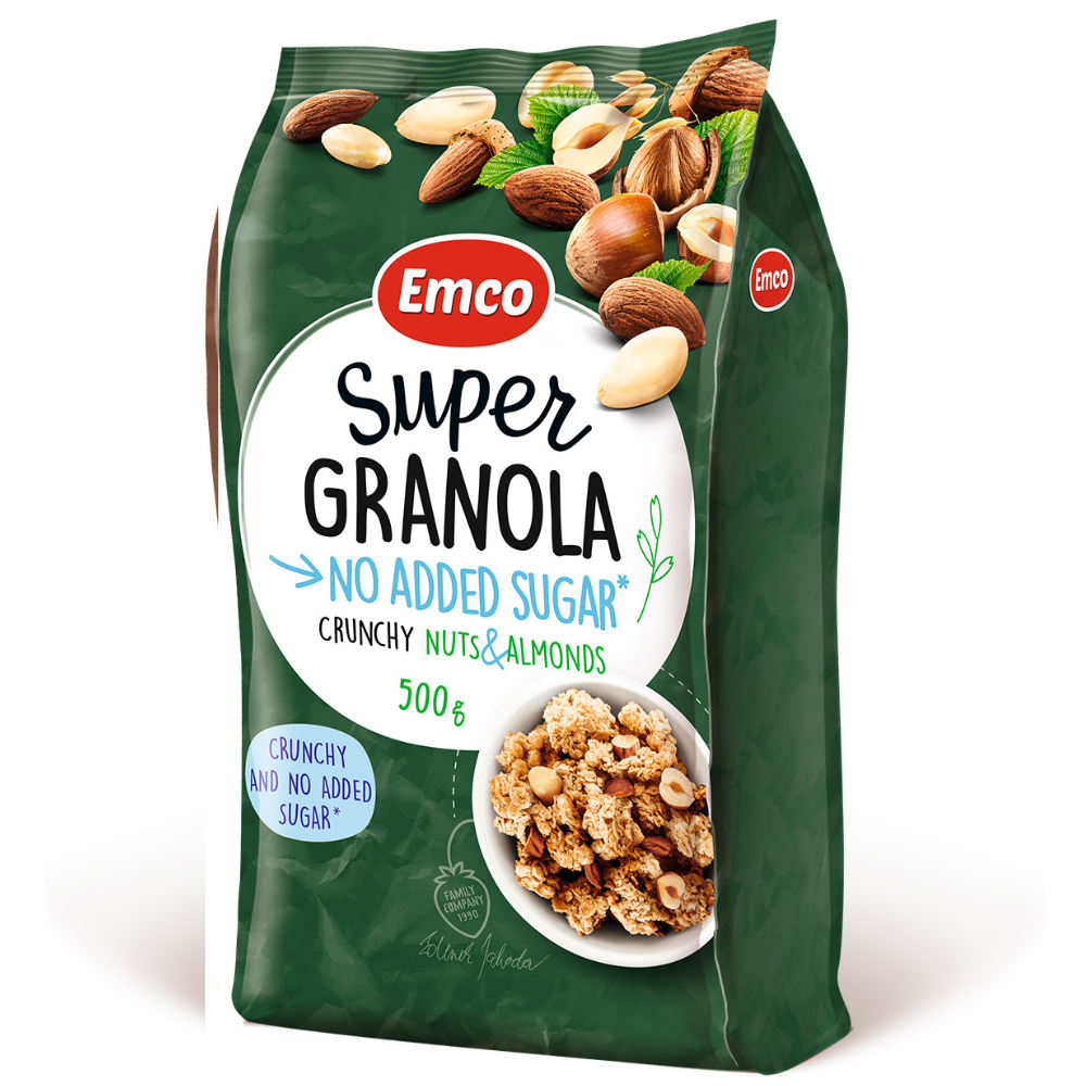 EMCO Granola no added sugar nuts, , large