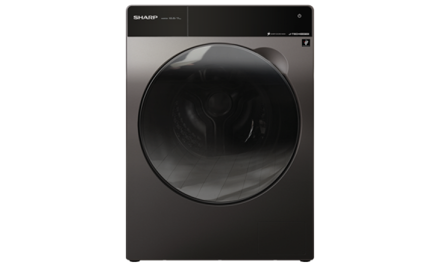 SHARP 夏普 10.5KG ES-FKA105WDT 變頻溫水洗脫烘滾筒洗衣機, , large