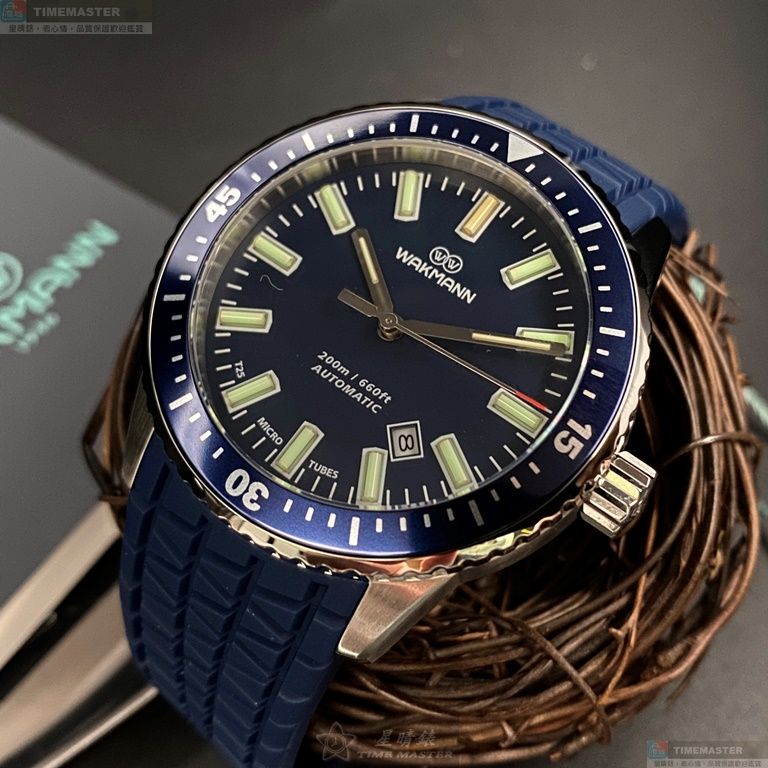 [TIMEMASTER] WAKMANN watch, 44mm, WA00030