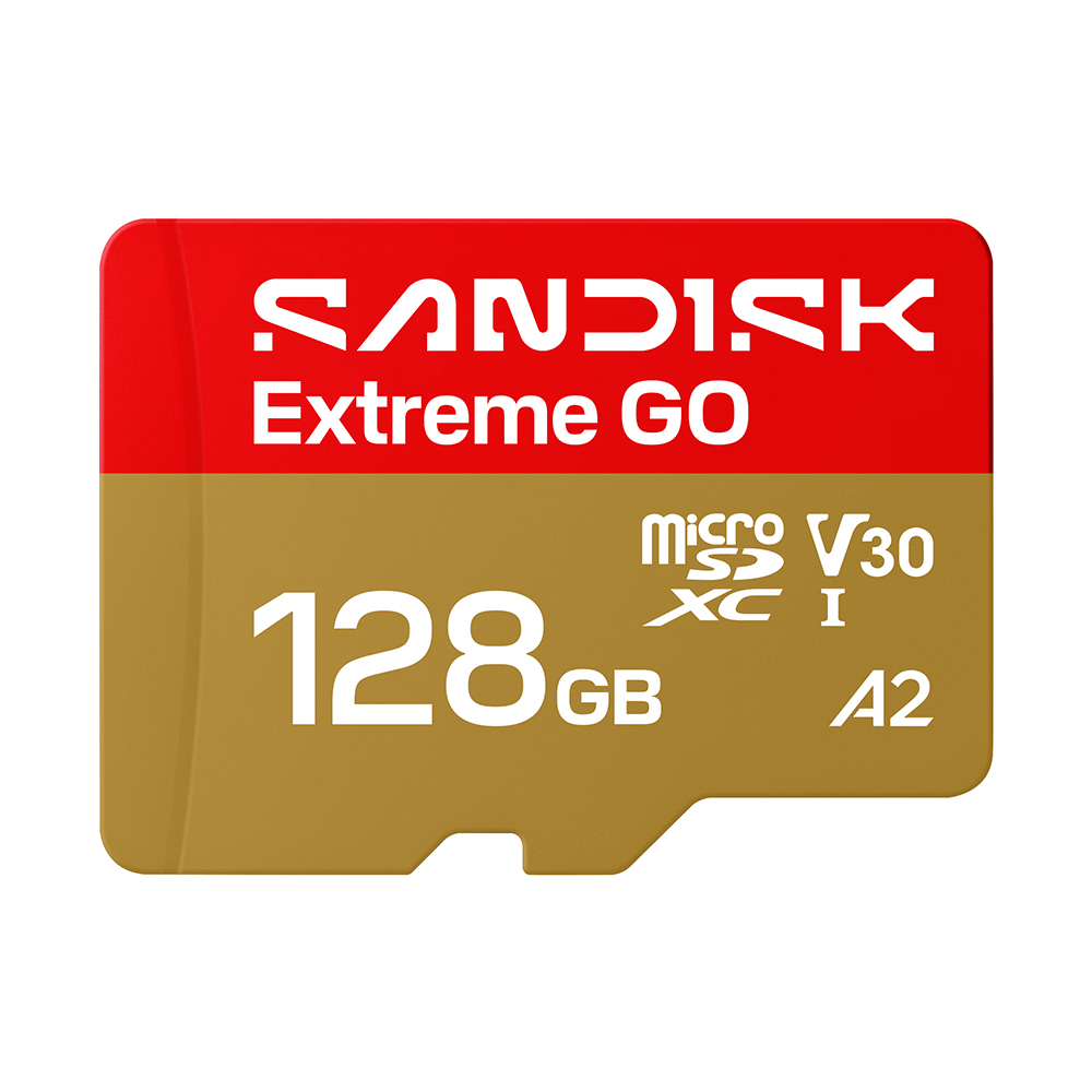 【SanDisk】Extreme GO 128G microSDXC A2 U3 UHS-I V30 4K 記憶卡, , large