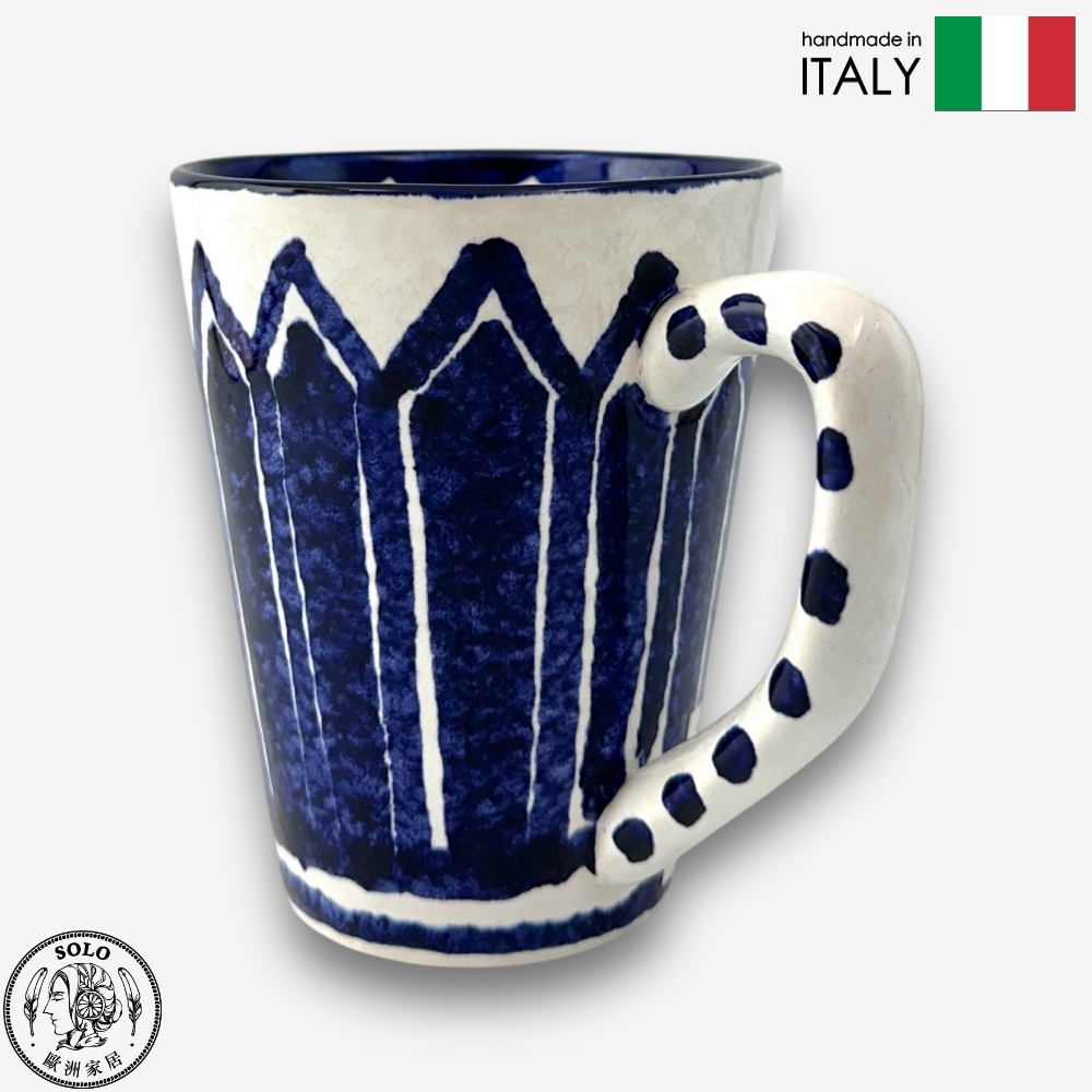【SOLO Vintage】Modigliani Italian Pottery 380ml Mug Cup Coffee Mug Wine Cup PTB Ancient City Totem Series, , large