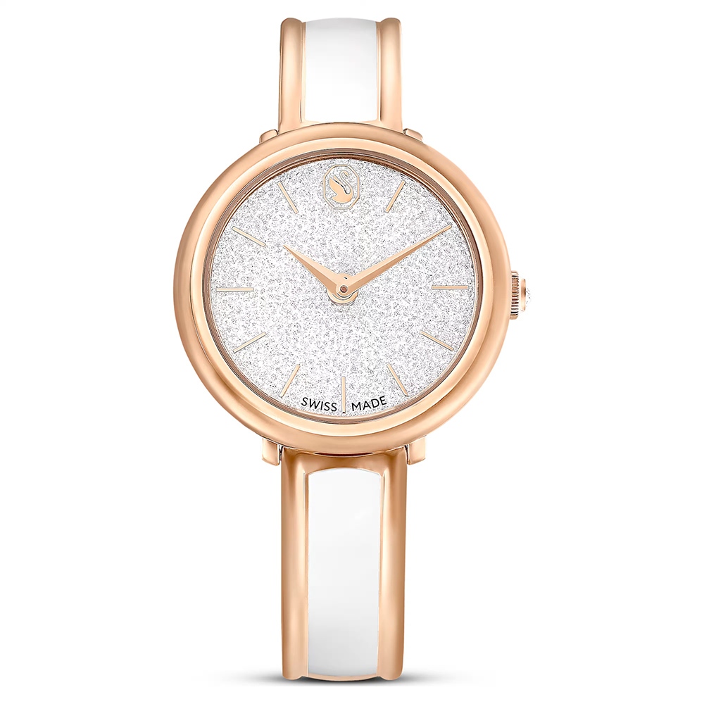 SWAROVSKI 施華洛世奇 Crystalline Bangle 璀璨水晶手鐲女錶 手錶-32mm 5689324, , large