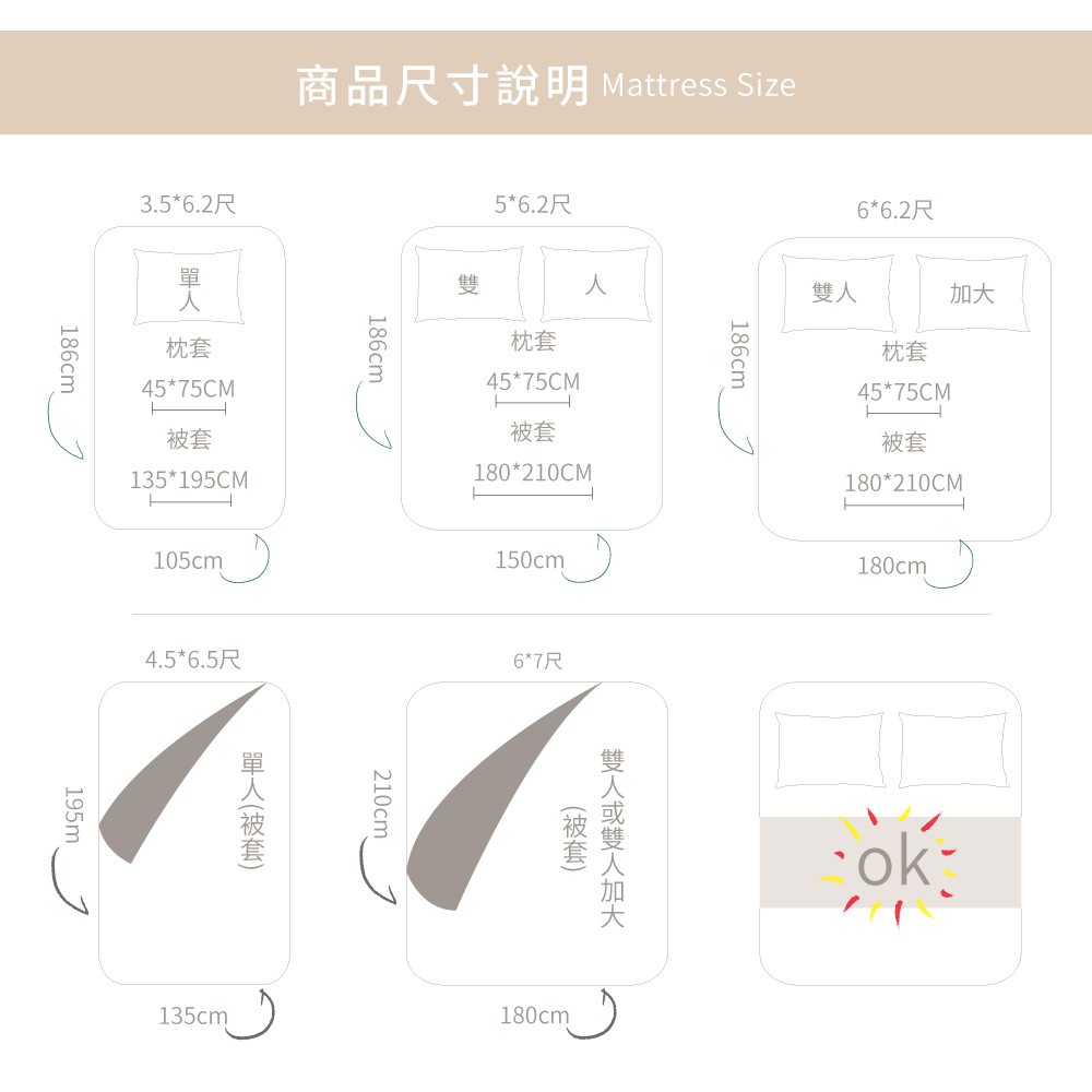 【DUYAN 竹漾】買一送一 精梳純棉床包枕套組 / 多款任選 (單人/雙人/加大), , large