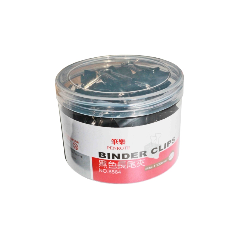 8564 Black Binder Clips &ndash; #4, , large