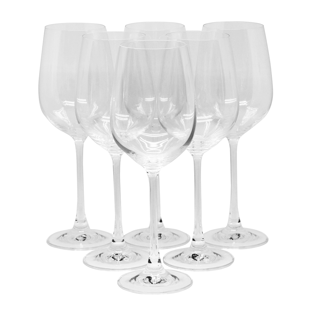 S/6 WHITE WINE GLASS, , large