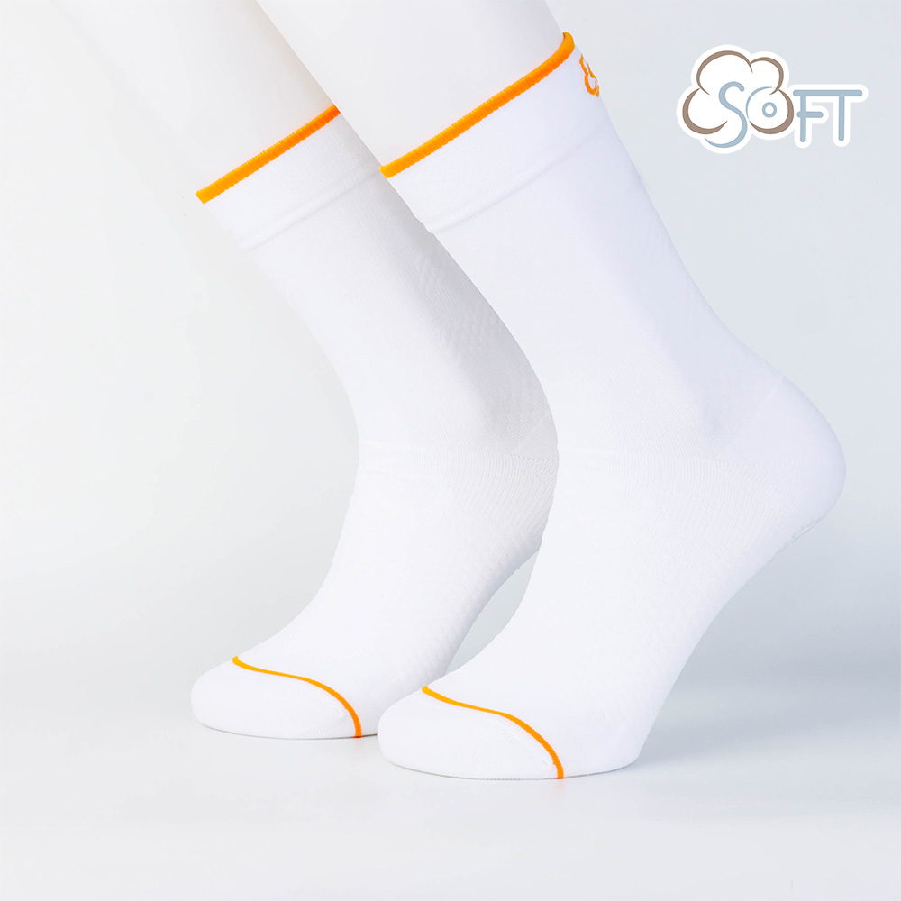 【SOFT】Light Compression socks-sunrise orange (21-26cm), , large