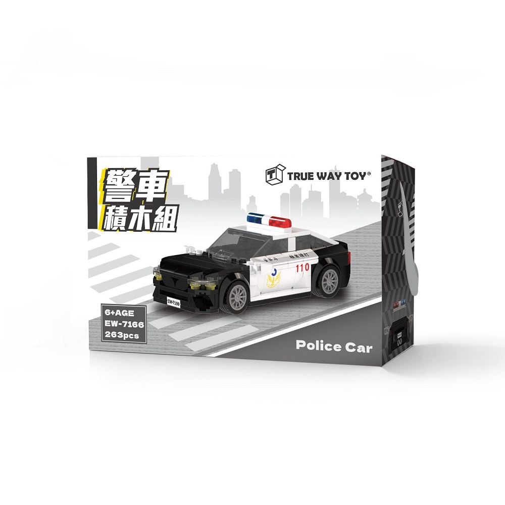 巡邏警車積木組EW-7166, , large