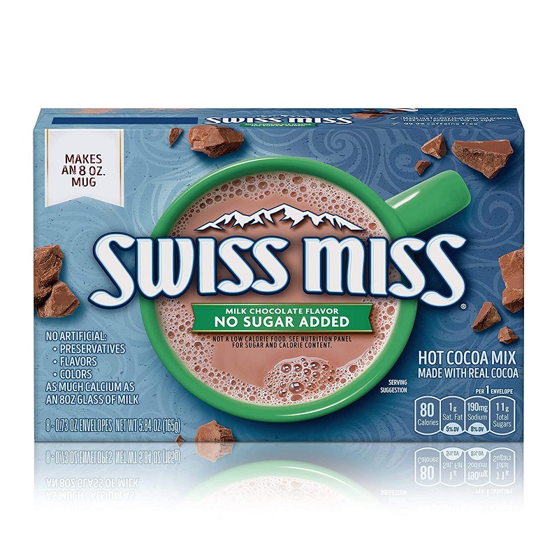 Swiss Miss No sugar Added, , large