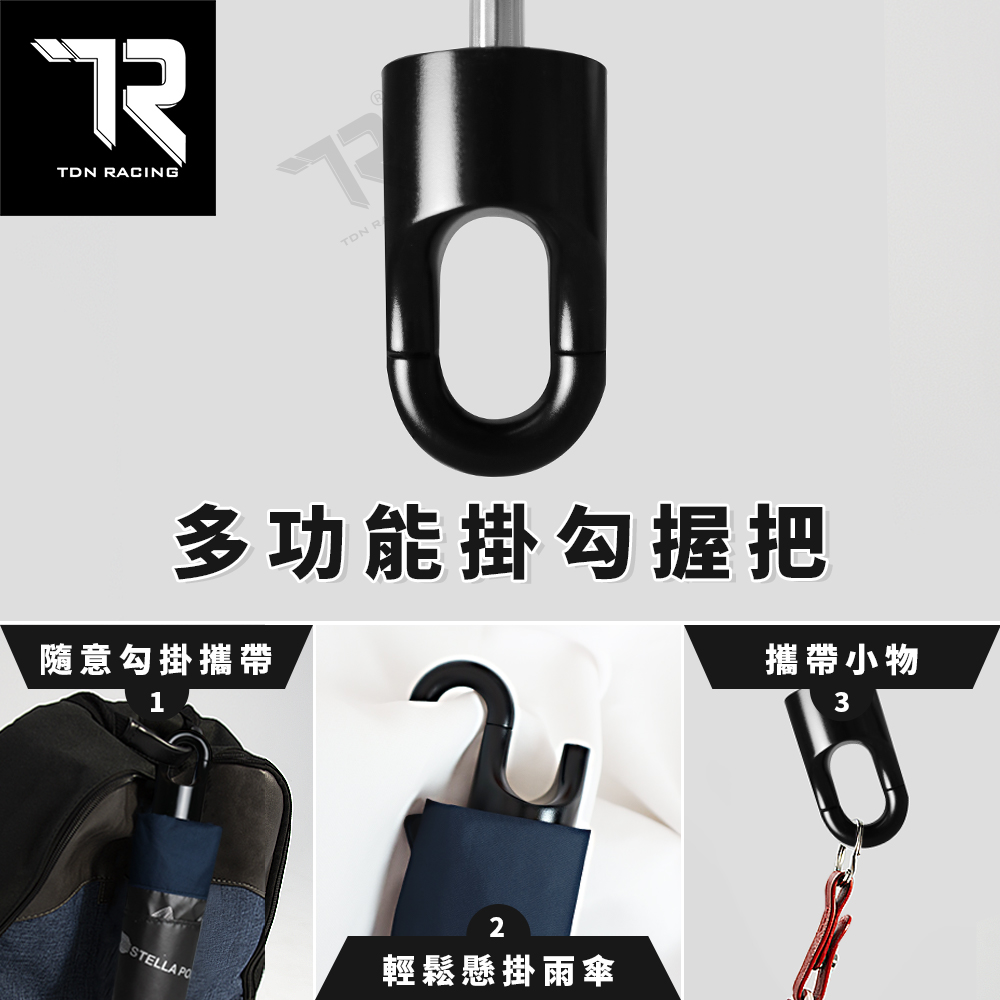 [TDN] One-Touch Auto-Fold Ultra-Light Starry Cooling Umbrella – Black Coating Reverse Umbrella (B7433) –Gray, , large