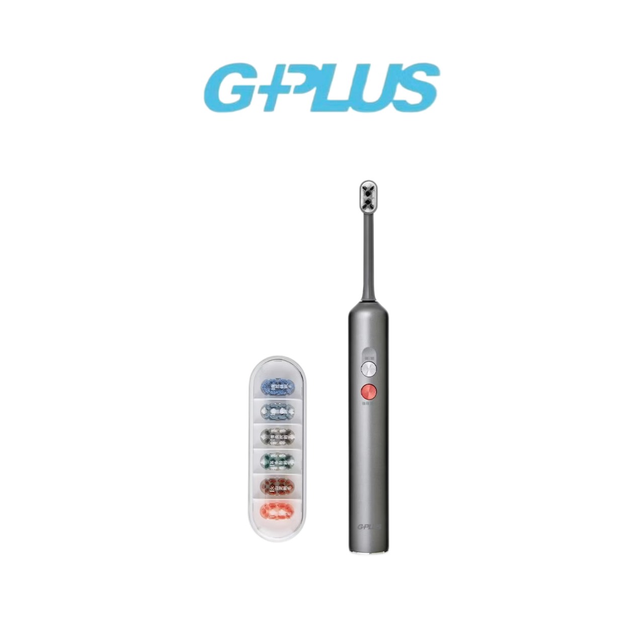 【Leo手機周邊專賣店】  G-PLUS積加 GP霸扣快扣刷毛音波電動牙刷 /  ET-A005S  / 鈦金灰, , large