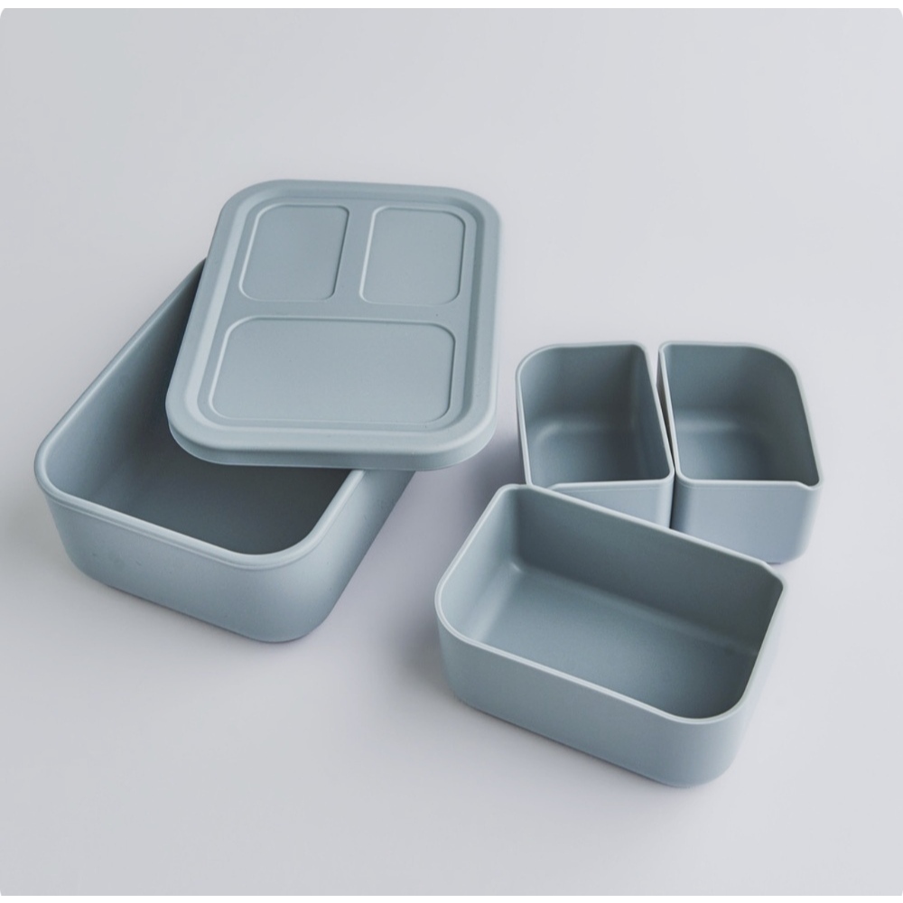 [JC ECO BELIEVER] 摩卡棕色矽膠便當盒 可拆洗矽膠便當盒 保鮮盒 矽膠保鮮盒 矽膠密封盒 密封盒 密封便當盒 多情境 通過美國FDA測試, , large