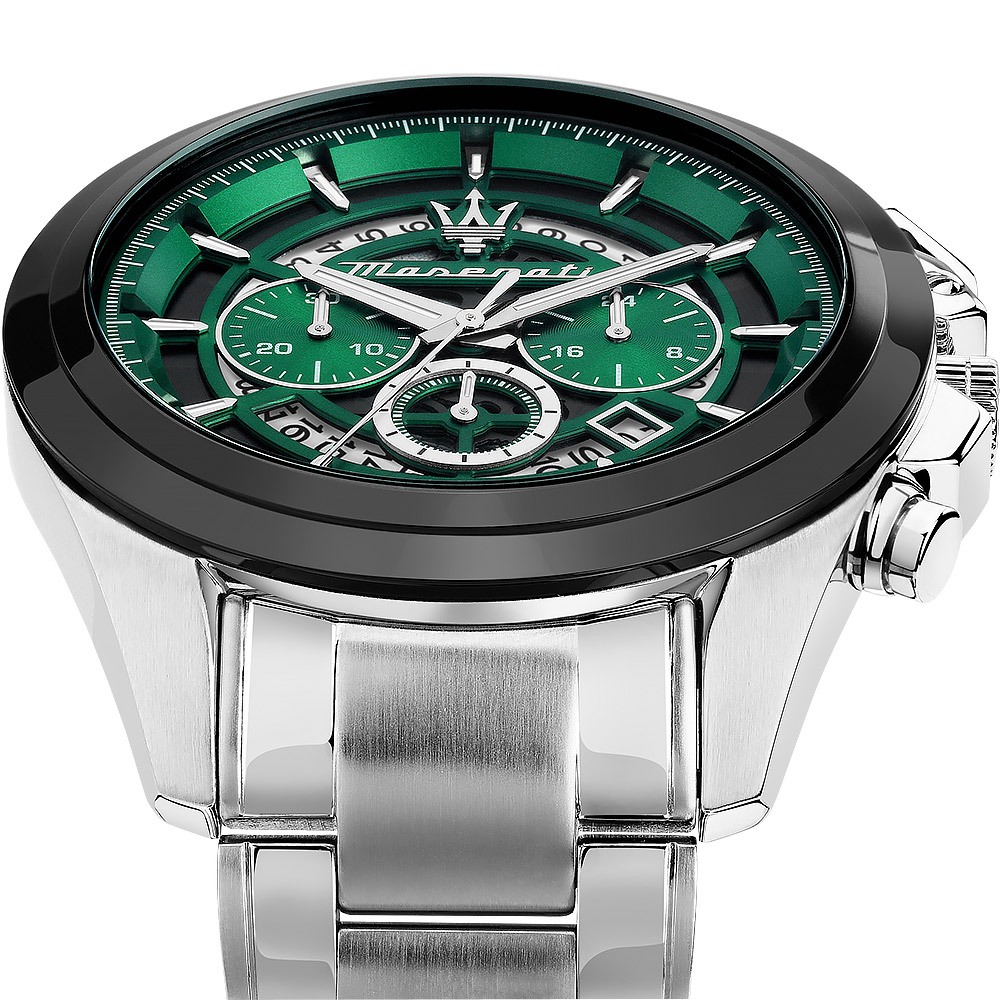 MASERATI 瑪莎拉蒂 Traguardo 計時石英手錶-45mm R8873612060, , large