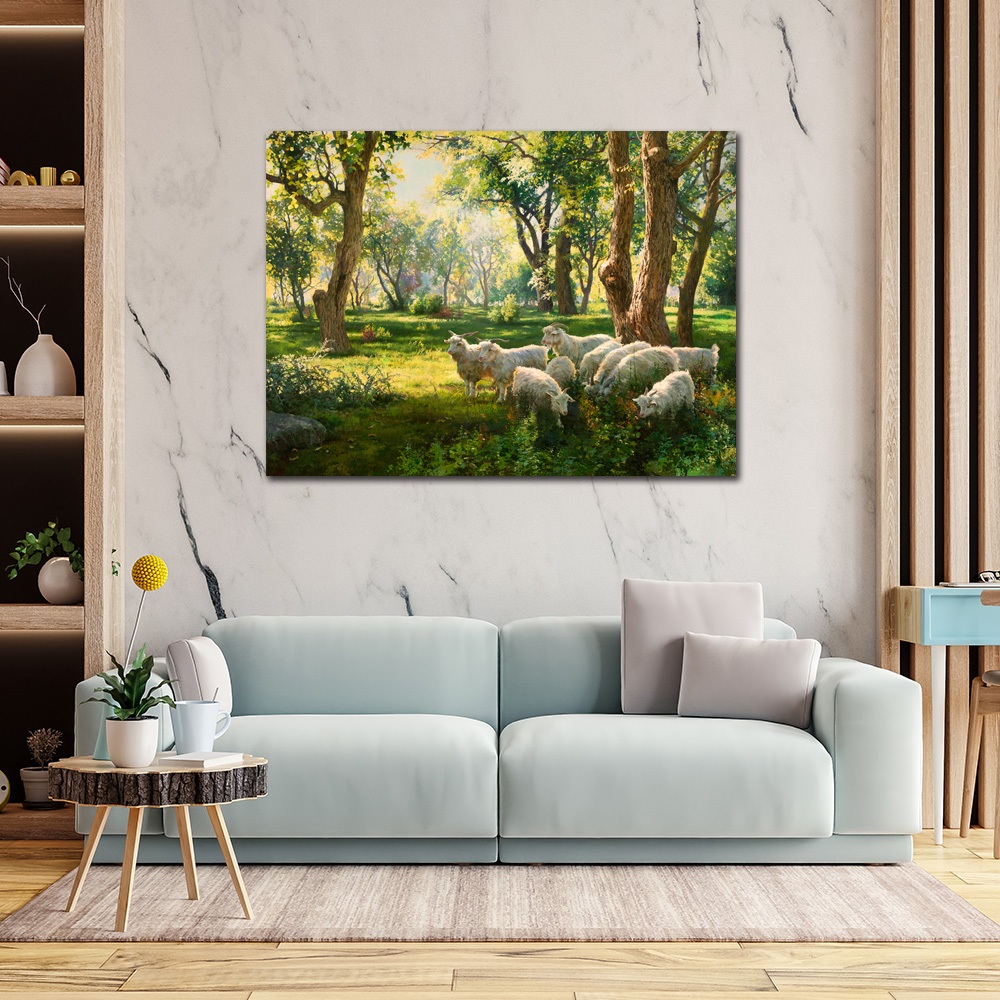 【御畫房】春風得意 國家一級畫師手繪油畫80×110cm(VF-65), , large