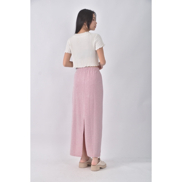 (S) pazzo質感開岔粉色長裙二手衣, , large