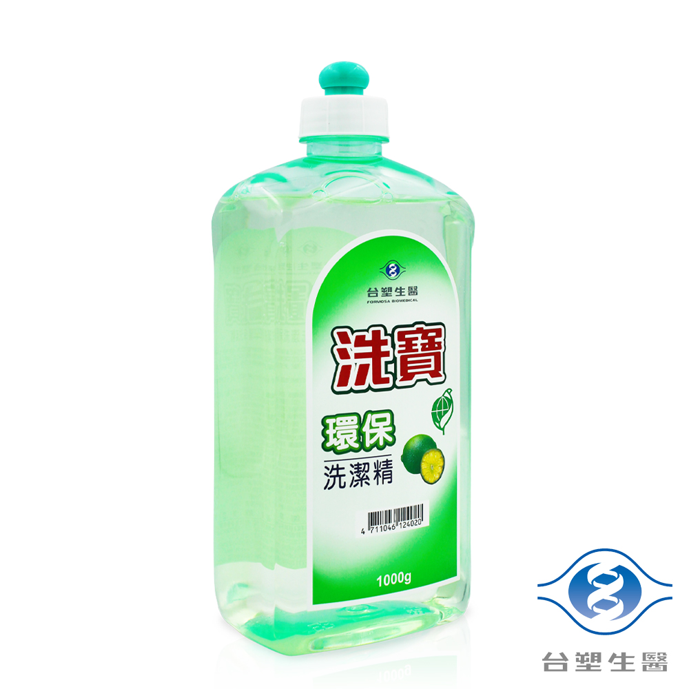 [淳安] 台塑生醫 洗寶 環保 洗潔精 洗碗精 (1000g) (12瓶) 免運費, , large