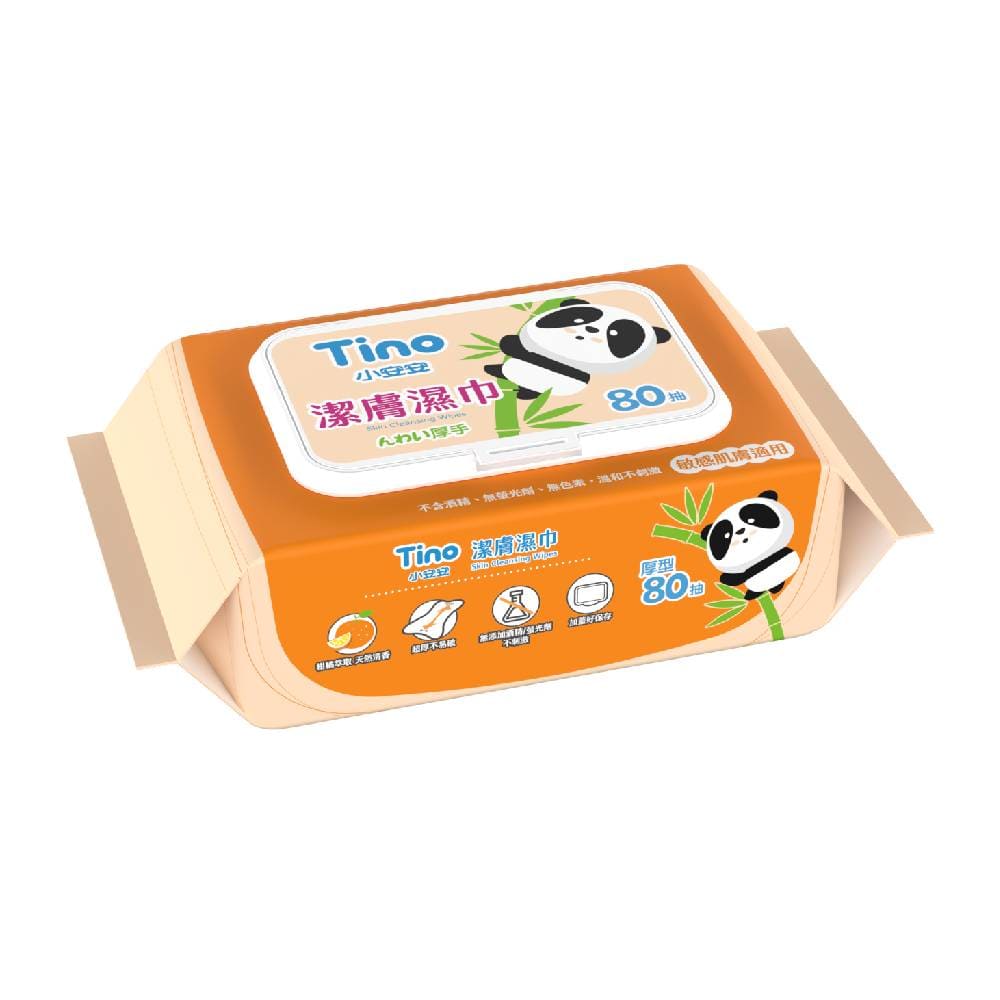 [TINO]柔濕紙巾加厚型 一般包(80抽x12包/箱), , large