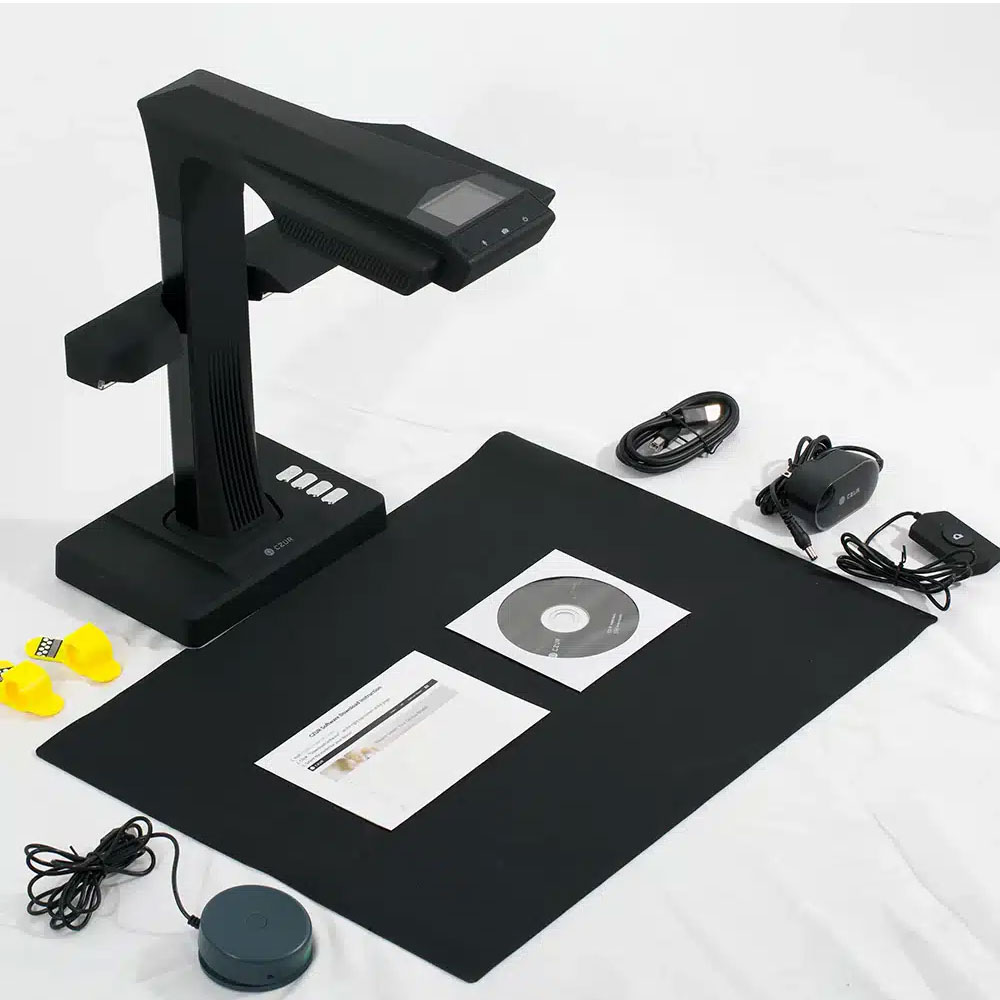 CZUR 智慧型 直立式 掃描器 書本掃描器 高拍儀 /台 ET28 Pro(保固三年，非人為損壞) , , large