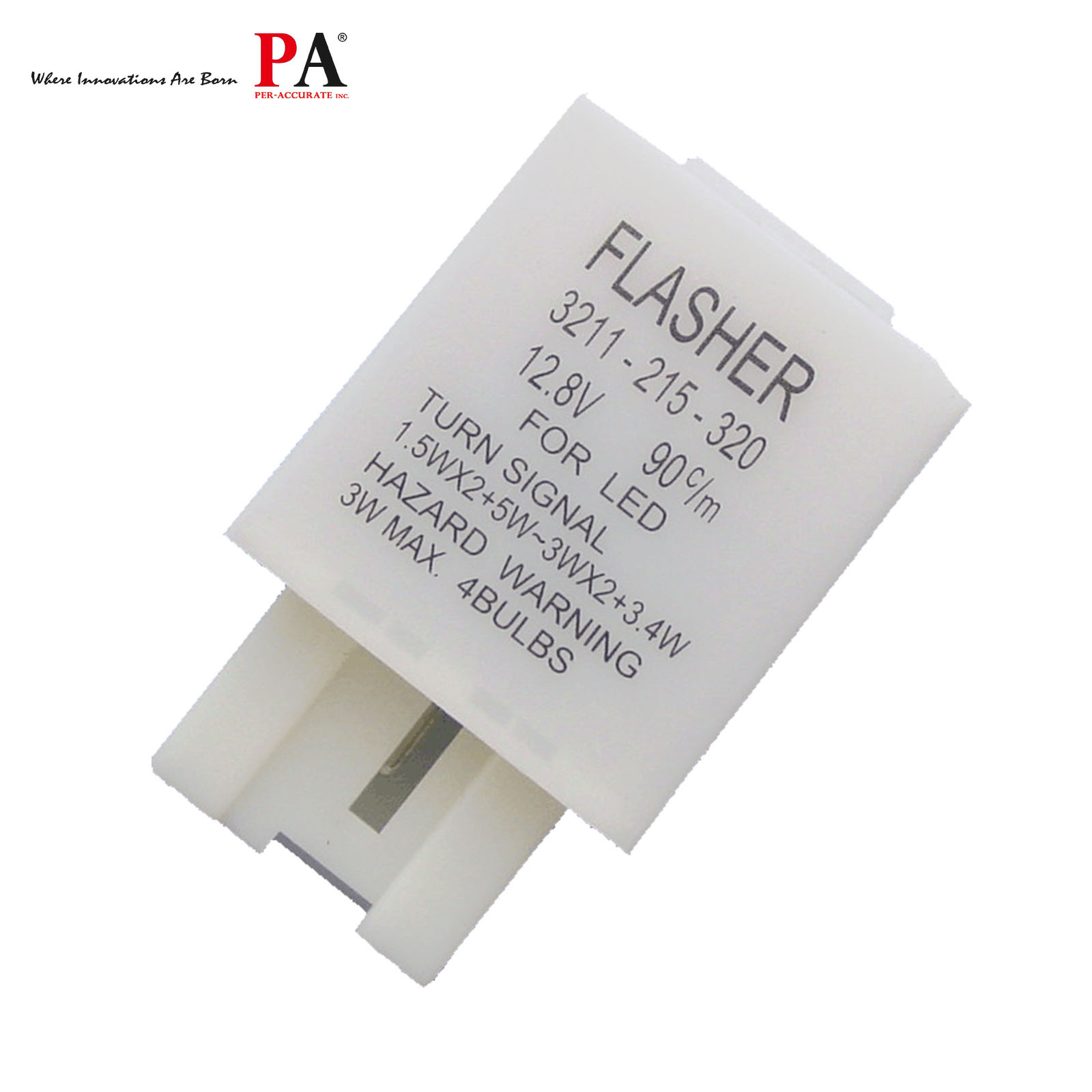 [PA LED] 8-PIN FL436 12V Electric Flasher Relay: Anti Hyper Flash For Mazda, , large