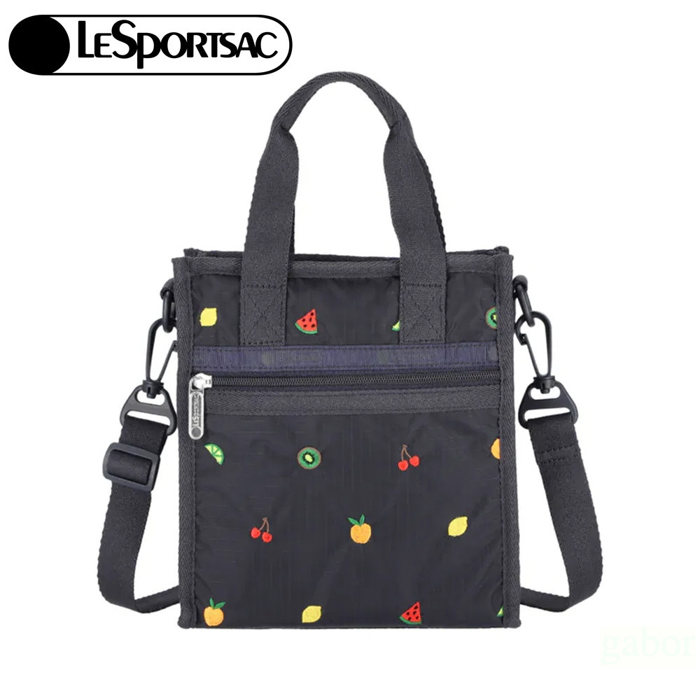 Lesportsac MINI N/S TOTE 迷你方型托特包 -鮮果彩繡, , large