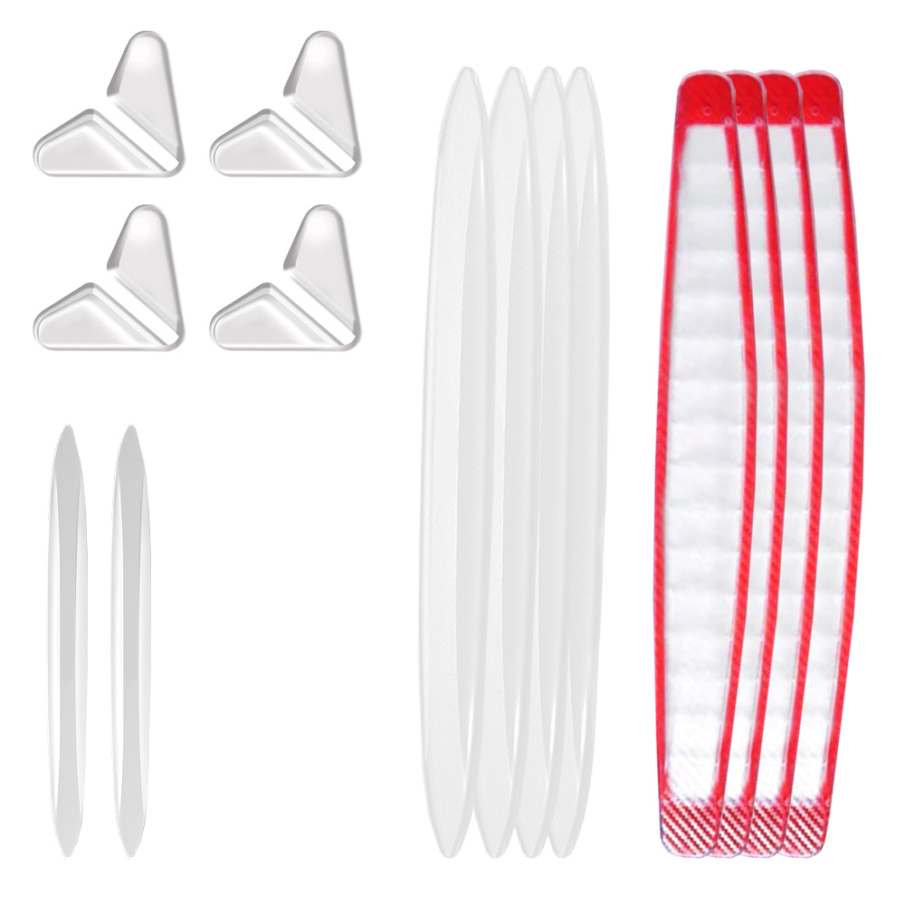 【上手家居】透明汽車防撞條套組-透明(車門防撞條/車門防撞墊/防撞門墊/防撞邊條), , large