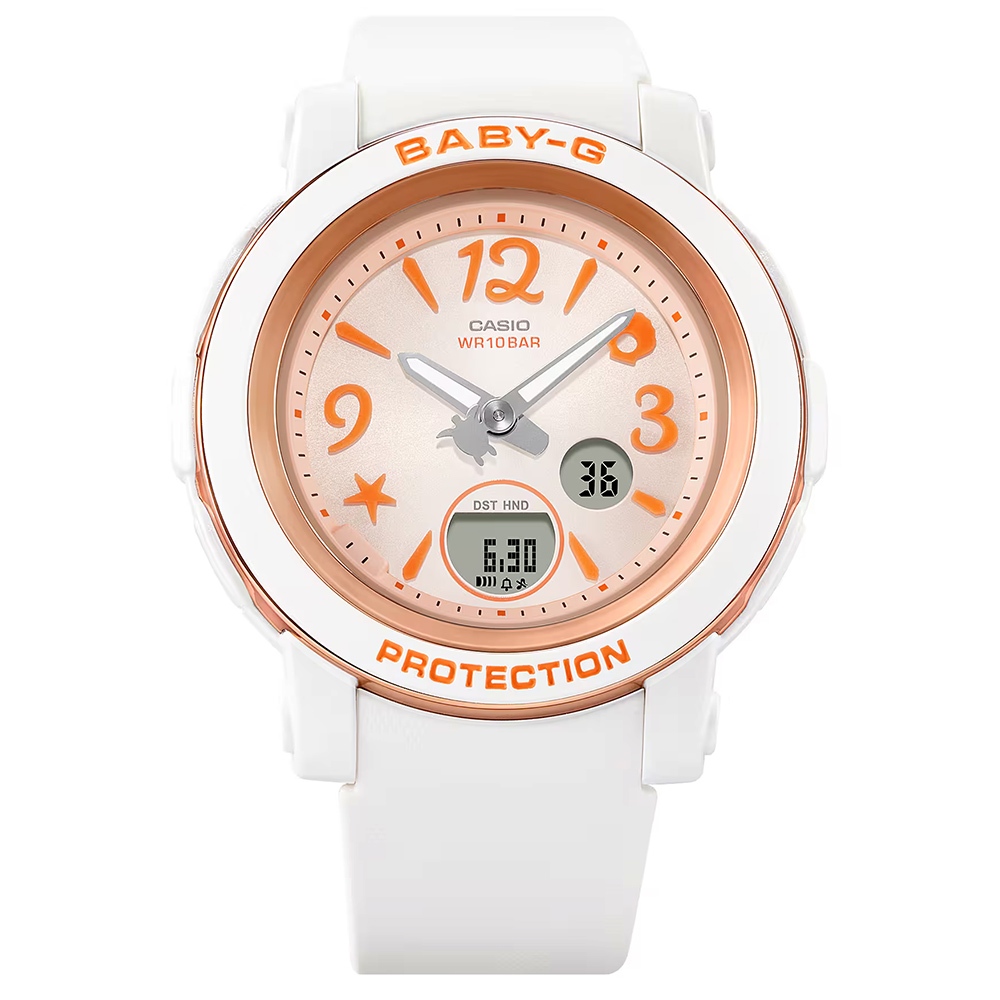 CASIO 卡西歐 BABY-G 愛海洋小海龜雙顯女錶 BGA-290US-4A
