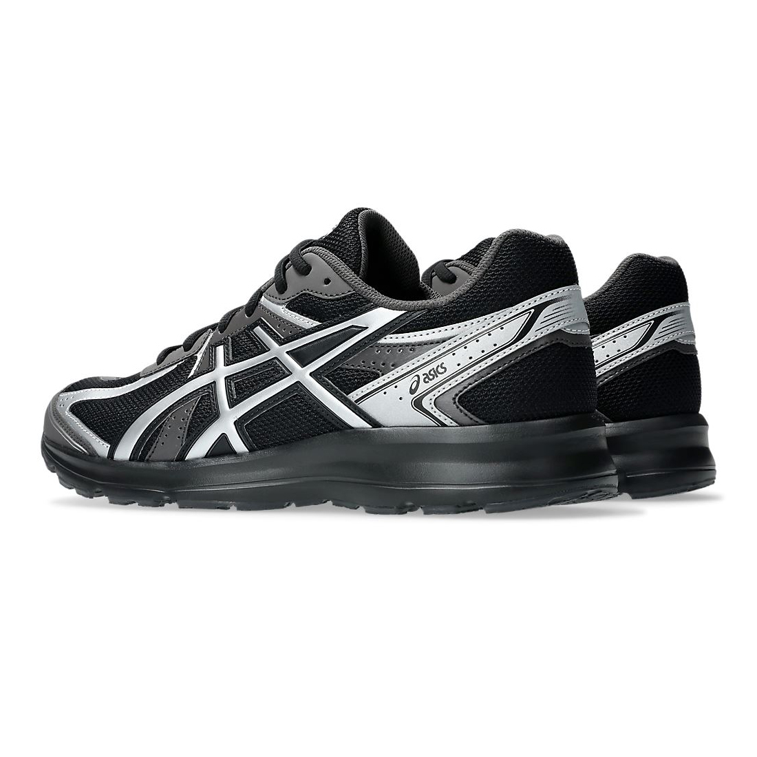 [秉宸] ASICS JOG 100S 運動休閒鞋 黑白 1203A741-001, , large