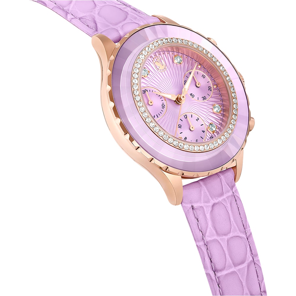 SWAROVSKI 施華洛世奇 Octea Chrono 水晶計時手錶 女錶 送禮推薦-37mm 5690804, , large