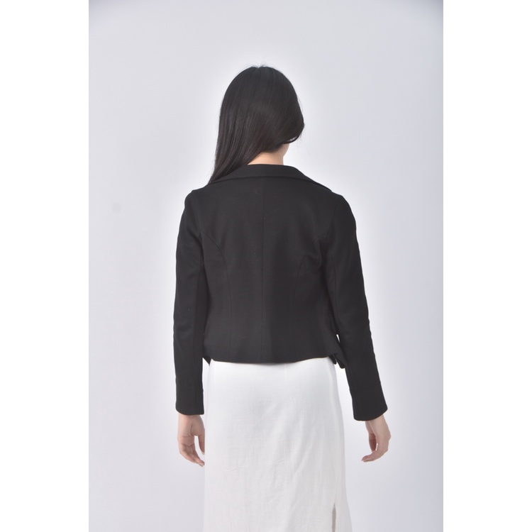 (S) blingbling韓牌質感黑色外套二手衣, , large