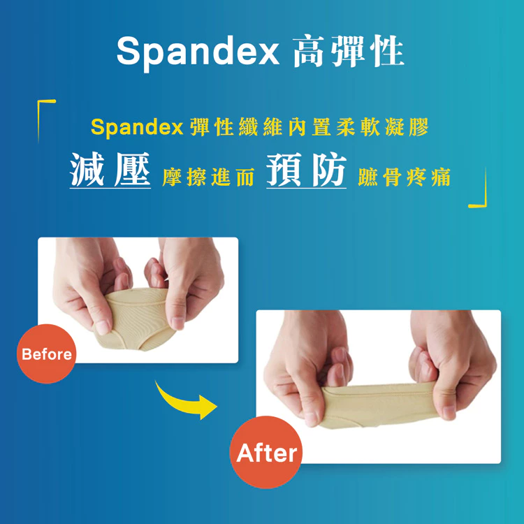 【心安購物】蹠骨緩沖紓壓軟凝墊-M, , large