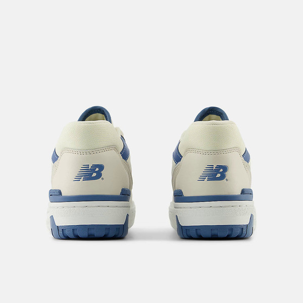 Kixpress-New Balance 女 復古鞋 經典 NB 550 休閒 B楦 膠底 簡約 穿搭 米 藍 [BBW550AI], , large