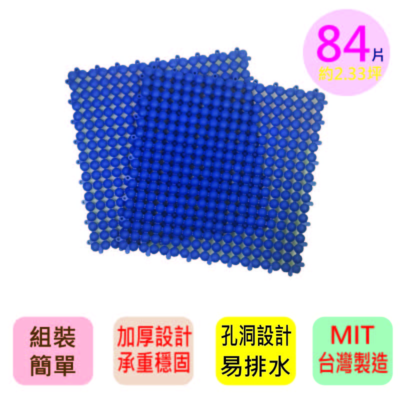 PMU PE PLASTIC MAT, 藍色, large