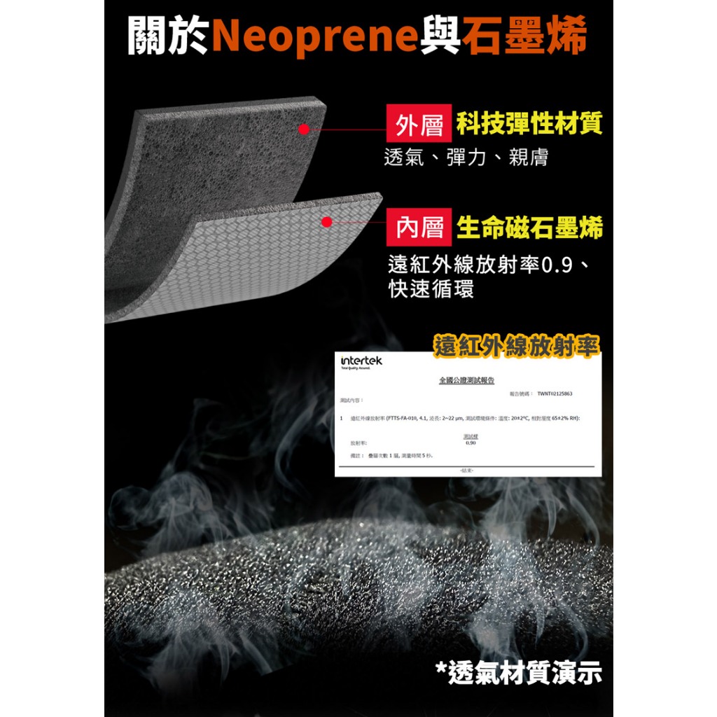 【生命磁】石墨烯遠紅外線護踝 踝關節保護 登山 跑步 重訓 運動 健走, , large