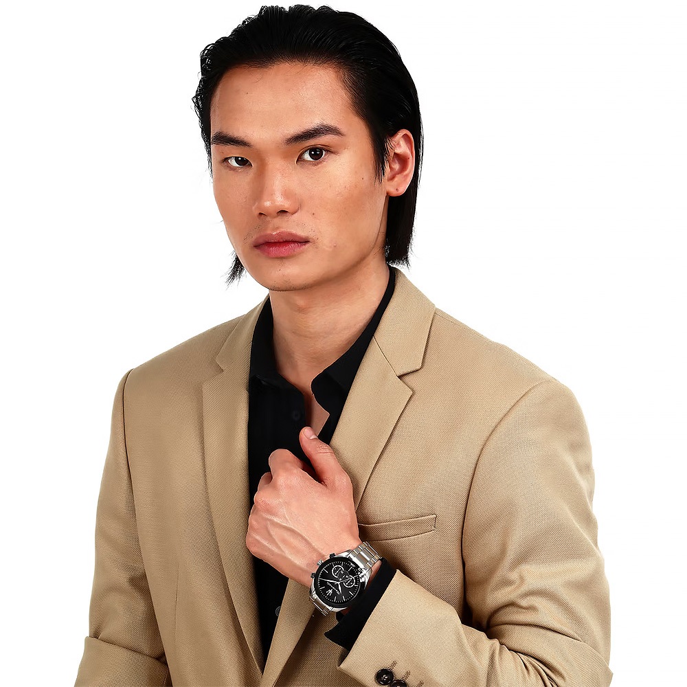 MASERATI 瑪莎拉蒂 Traguardo 特別版三眼計時手錶 多彩錶帶套組 R8873612062, , large