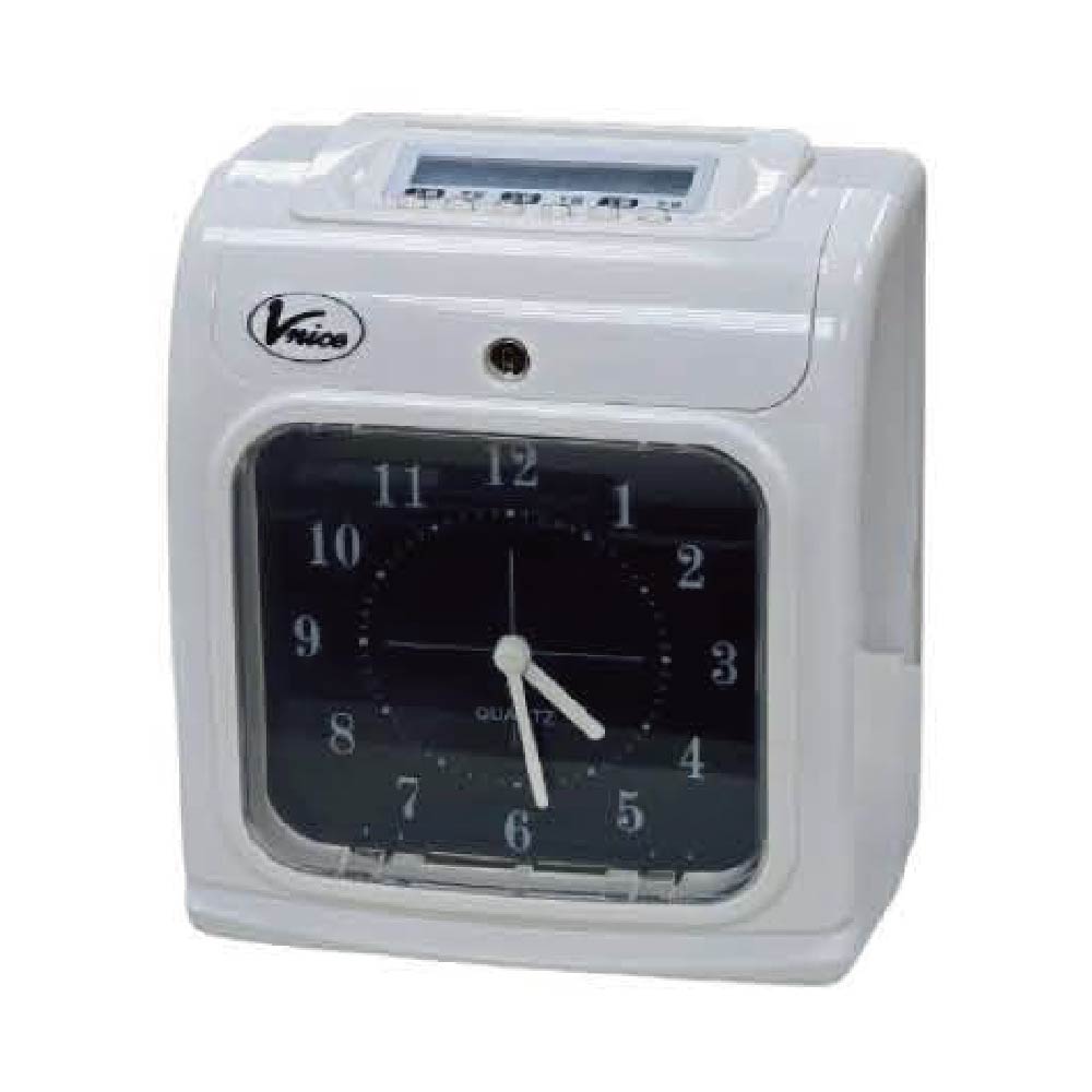 【Vnice 維娜斯】 六欄位  雙色列印 打卡鐘  / 台 ER-368(鐘面顯示+雙色列印), , large