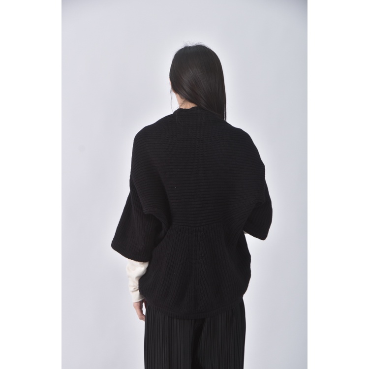 (XL) 質感黑色罩衫二手衣, , large