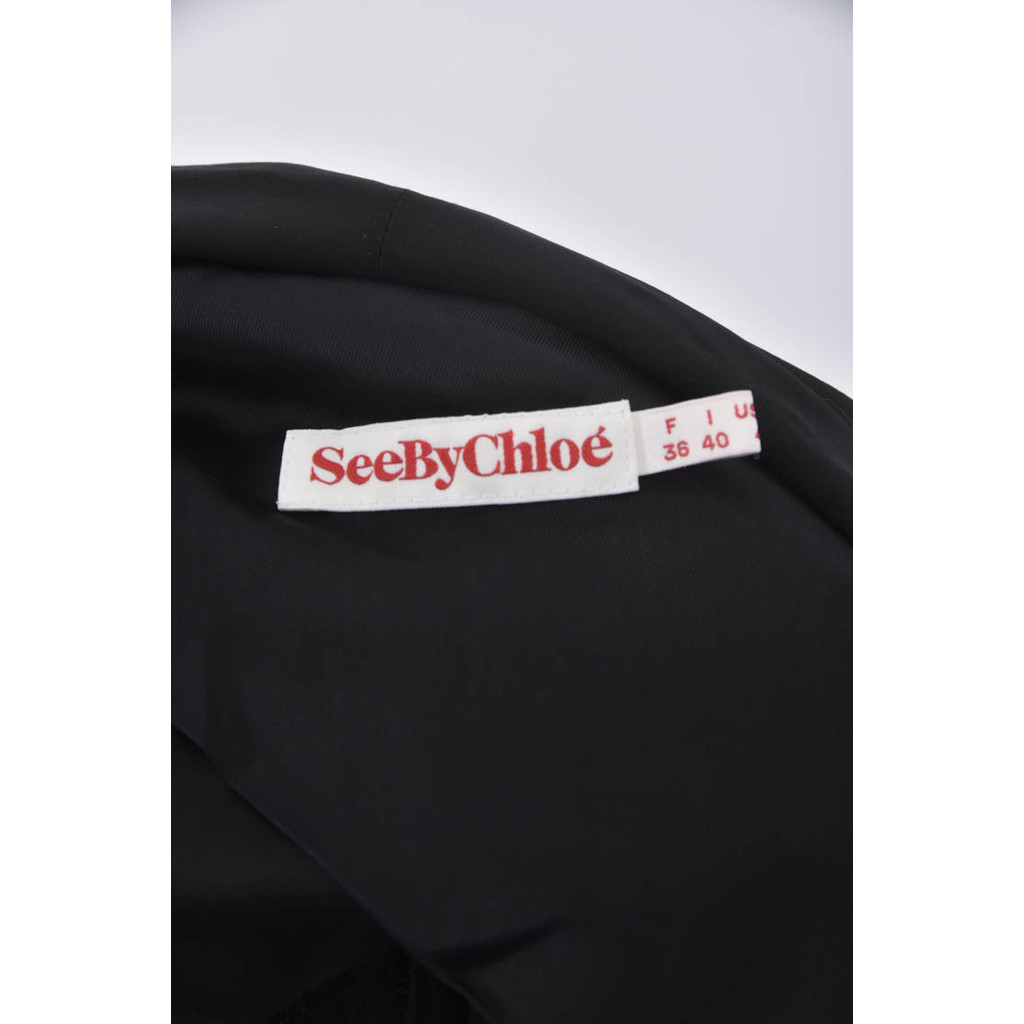 (S) see by chloe西裝黑色外套二手衣, , large