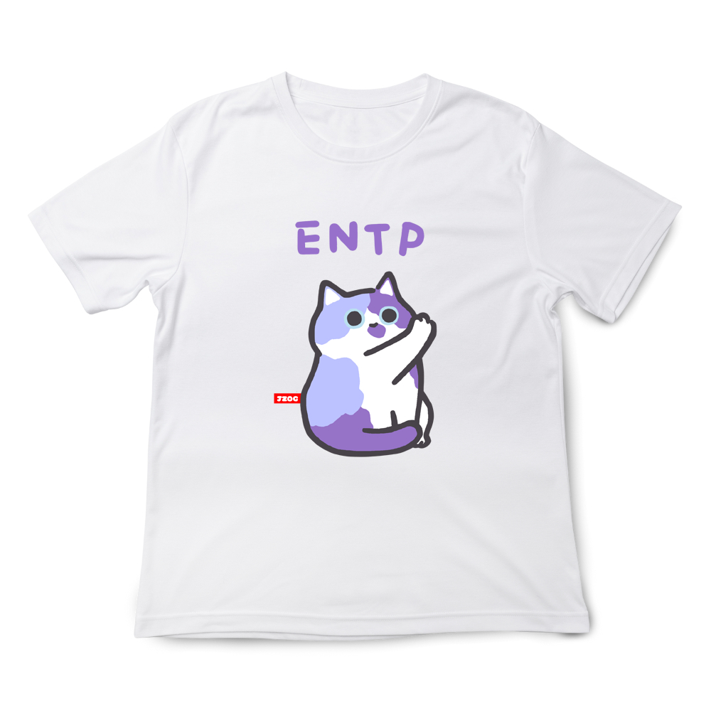 JZ TEE MBTI Cat ENTP-Debater Graphic Tee, , large