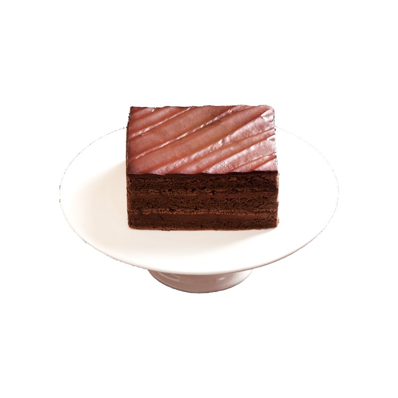 Square Milk Wine Raw Choco Cake